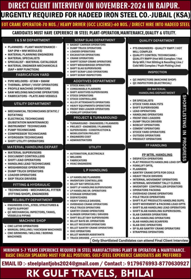 Job Opportunities with NCT&H Catering in Abu Dhabi