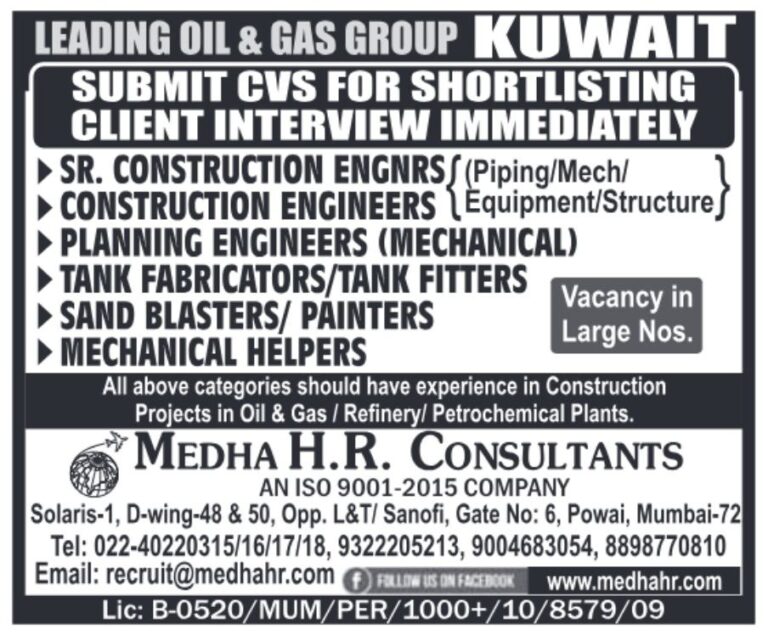 Oil & Gas Jobs Kuwait: Apply Now for Top Vacancies