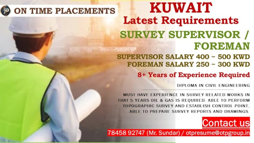 On-Time Placements Kuwait Job Openings