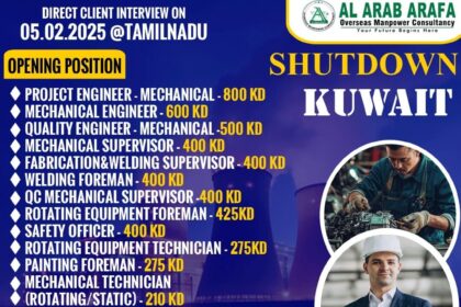 Direct Client Interview for Kuwait Shutdown