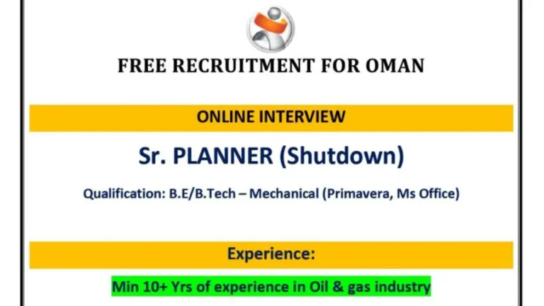 Free Recruitment for Oman