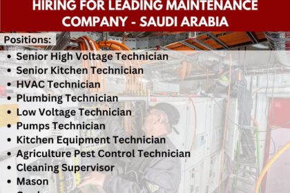 Exciting Maintenance Job Opportunities in Saudi Arabia