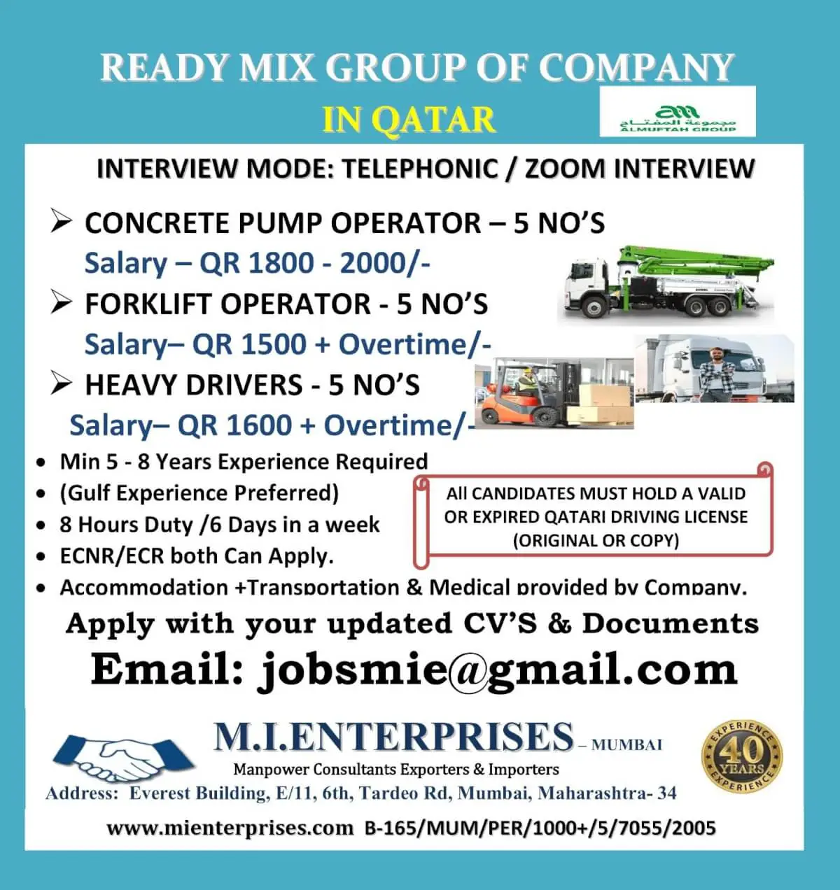 Exciting Job Opportunities with Almuftah Group in Qatar