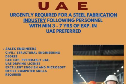 Career Opportunities in the UAE Steel Fabrication Industry