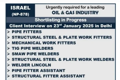 Urgent Job Openings in Israel for Oil & Gas Industry