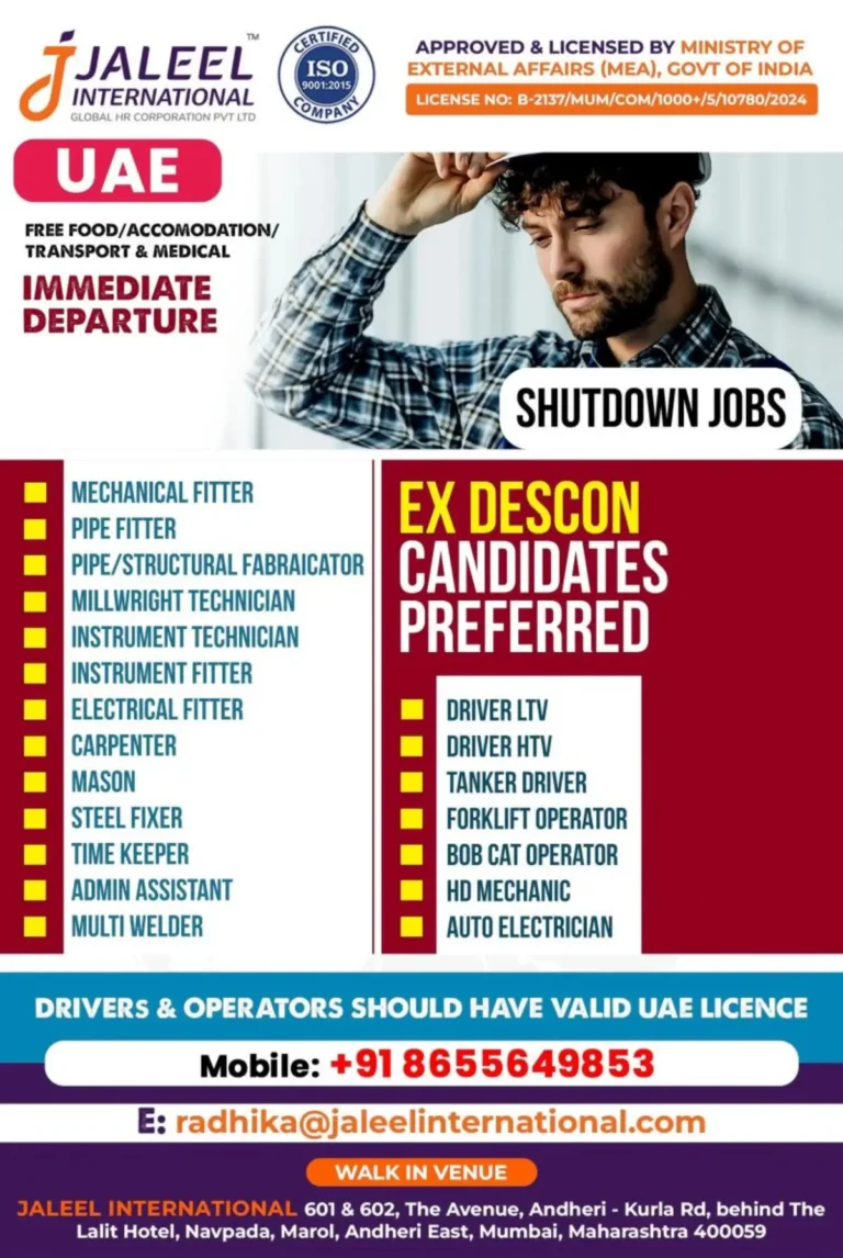 Jobs in UAE | Jaleel International