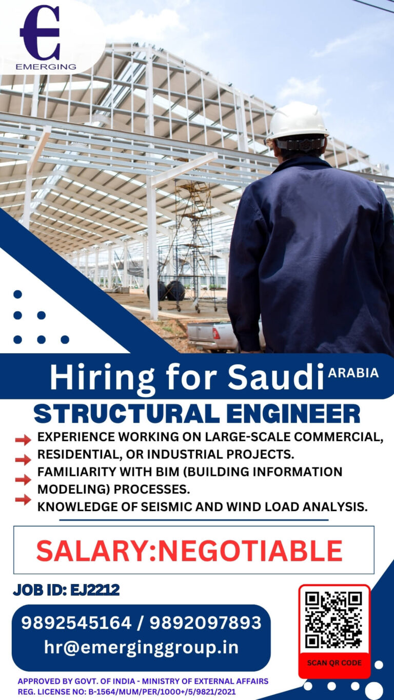 Structural Engineer Jobs in Saudi Arabia – Apply Now!