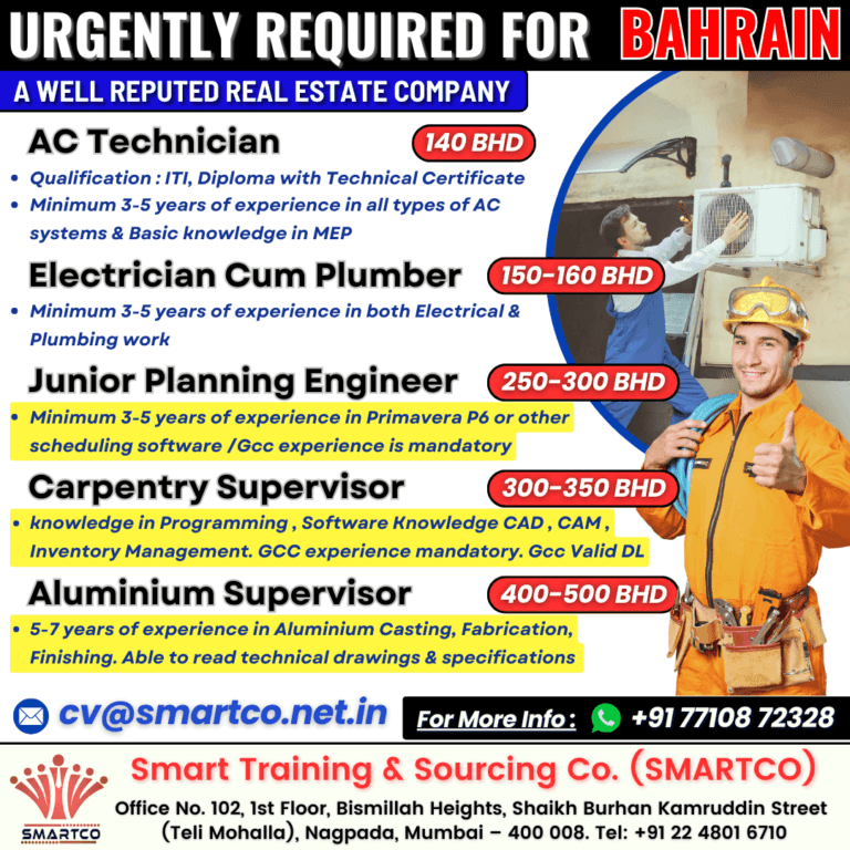 Urgent Bahrain Jobs Today – Apply for Top Vacancies