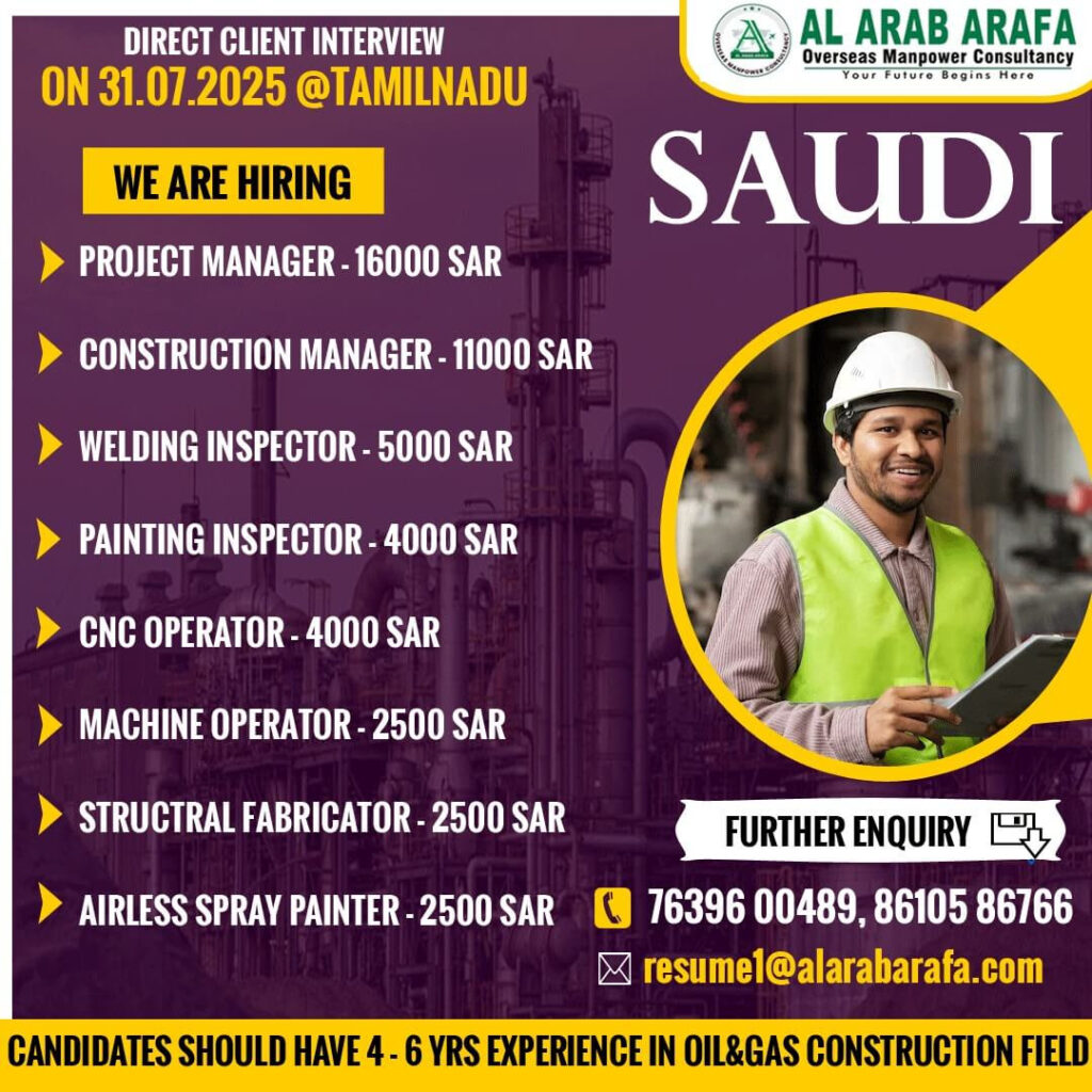 Saudi Oil & Gas Jobs 2025 – Direct Interview 1 gulfwalkin job 1 222002