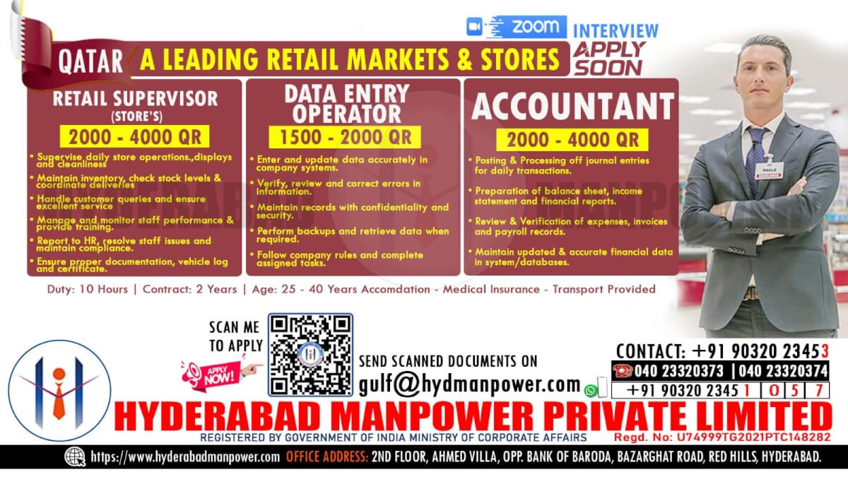 Qatar Retail Jobs 2025