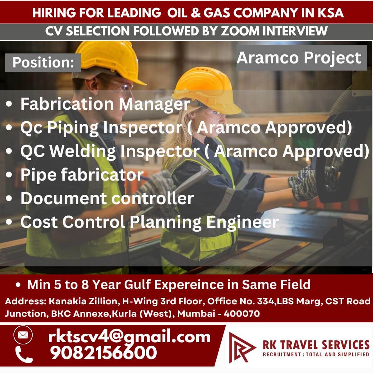 Oil & Gas Jobs in KSA