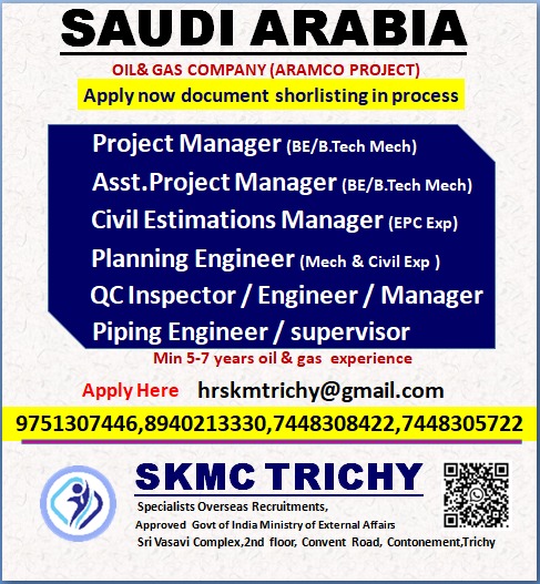 Saudi Arabia Oil & Gas Jobs