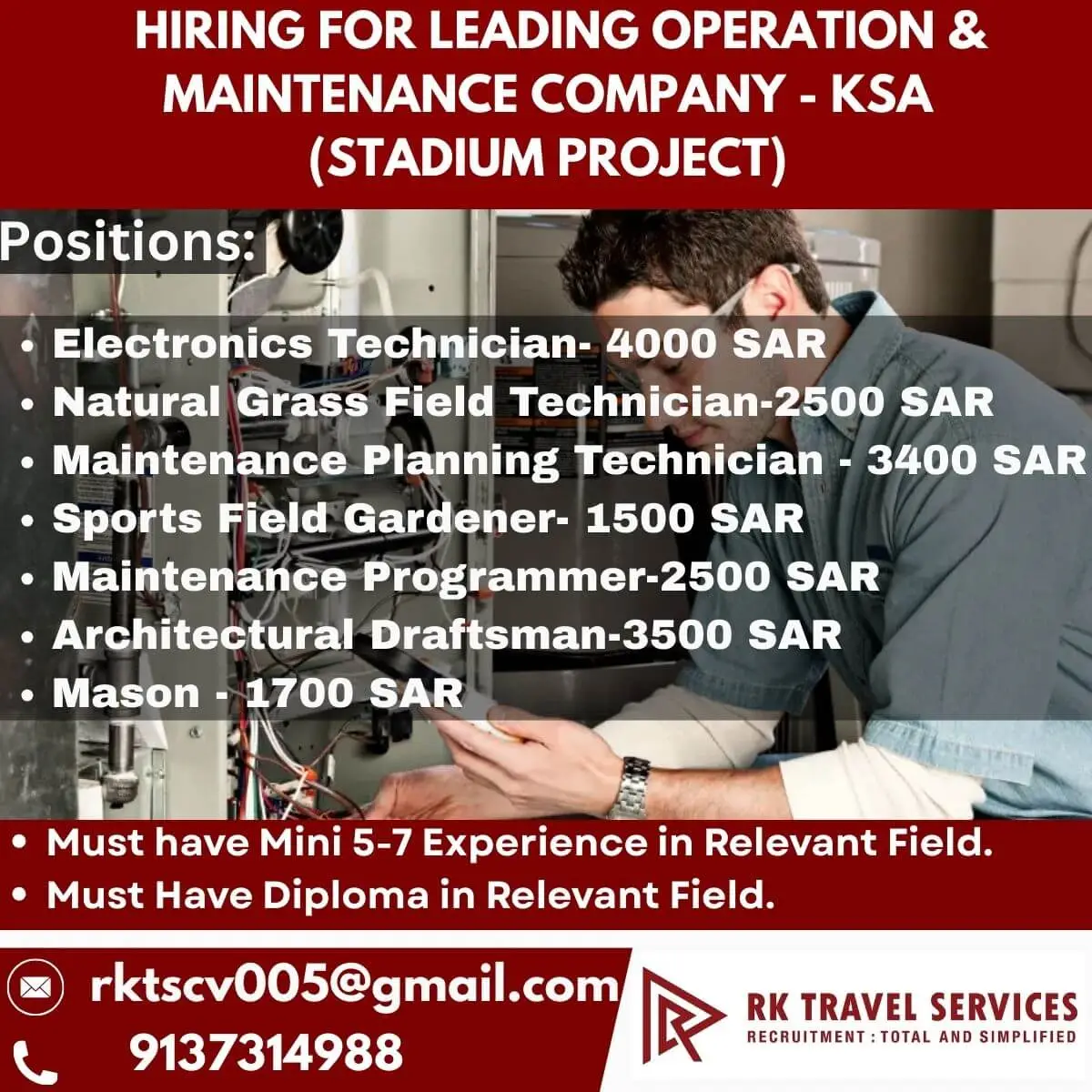Saudi Arabia Stadium Project Jobs 2025 | Apply Now