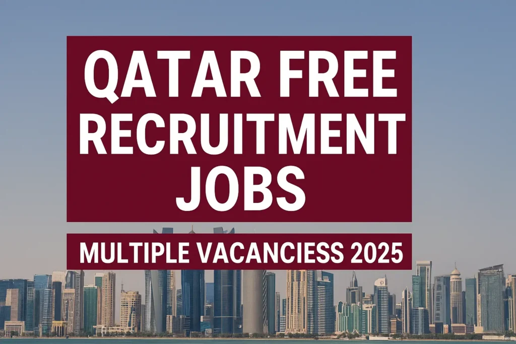 Qatar Free Recruitment Jobs 2025 – Multiple Vacancies for Skilled and Unskilled Workers