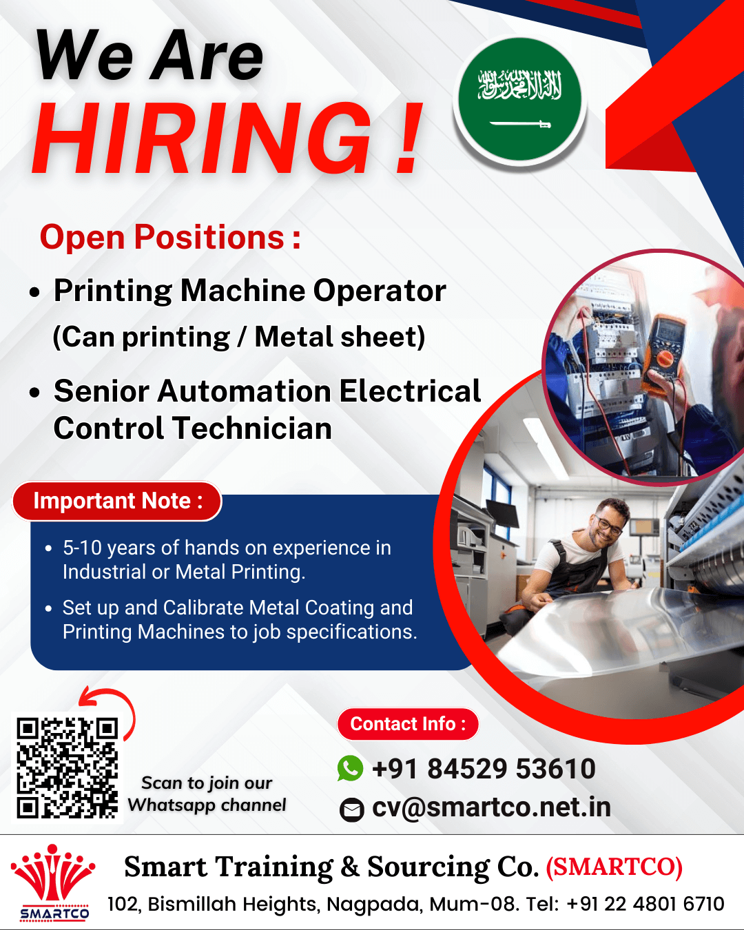 Printing Machine Operator Jobs in Saudi Arabia 2025