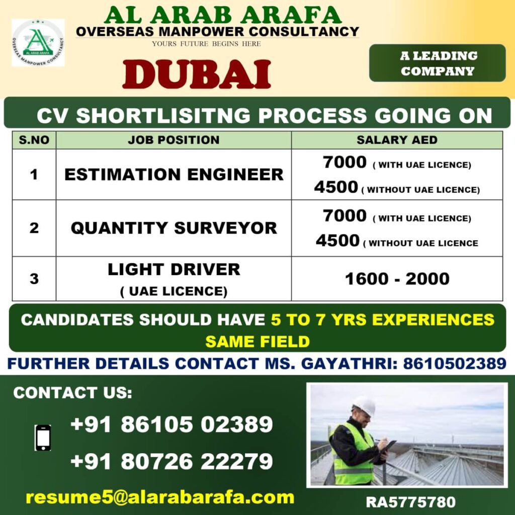 Exciting Job Opportunities in Dubai – Apply