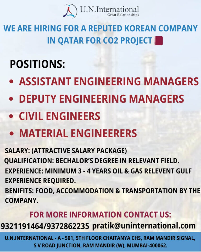 Qatar CO2 Project Jobs