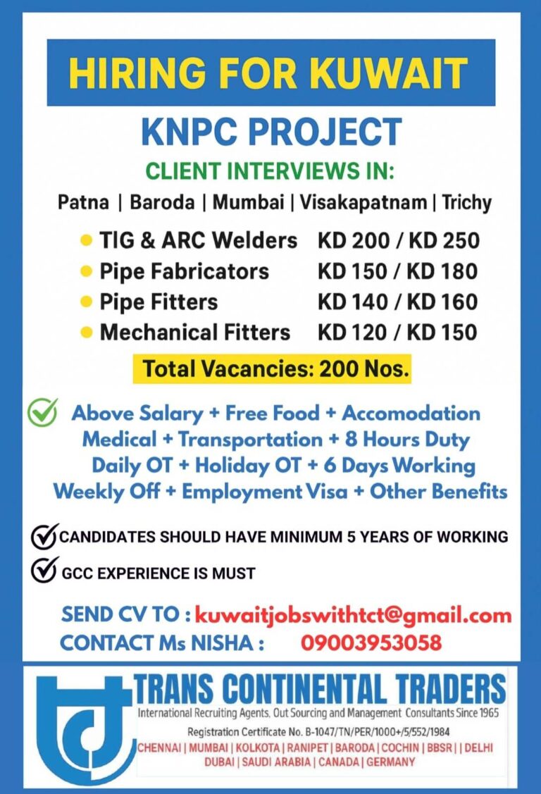 Kuwait KNPC Project Jobs 2025 – Apply Now