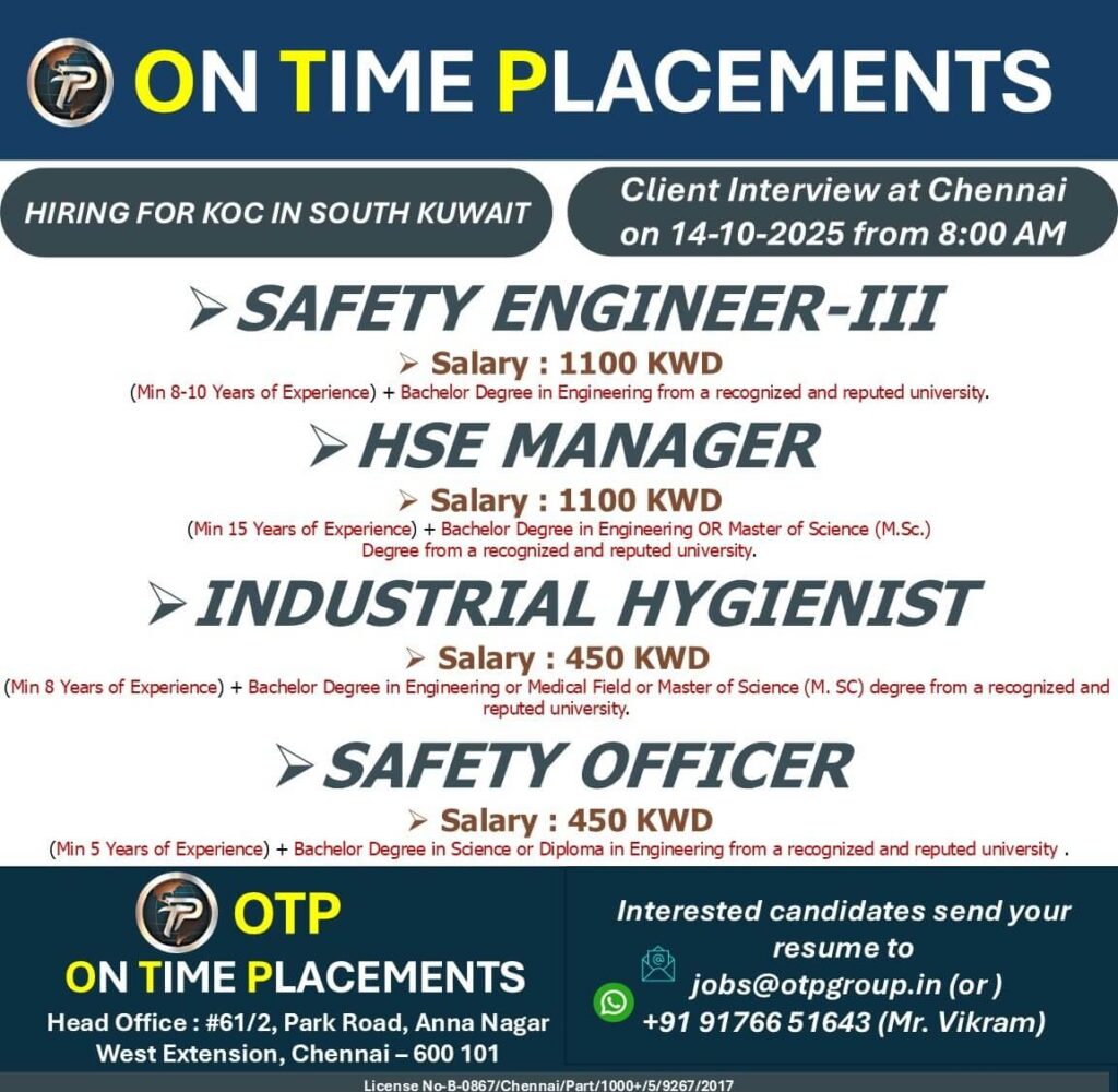 Kuwait Jobs 2025 – Hiring for KOC South Kuwait 1 Kuwait Jobs 2025 – Hiring for KOC South Kuwait