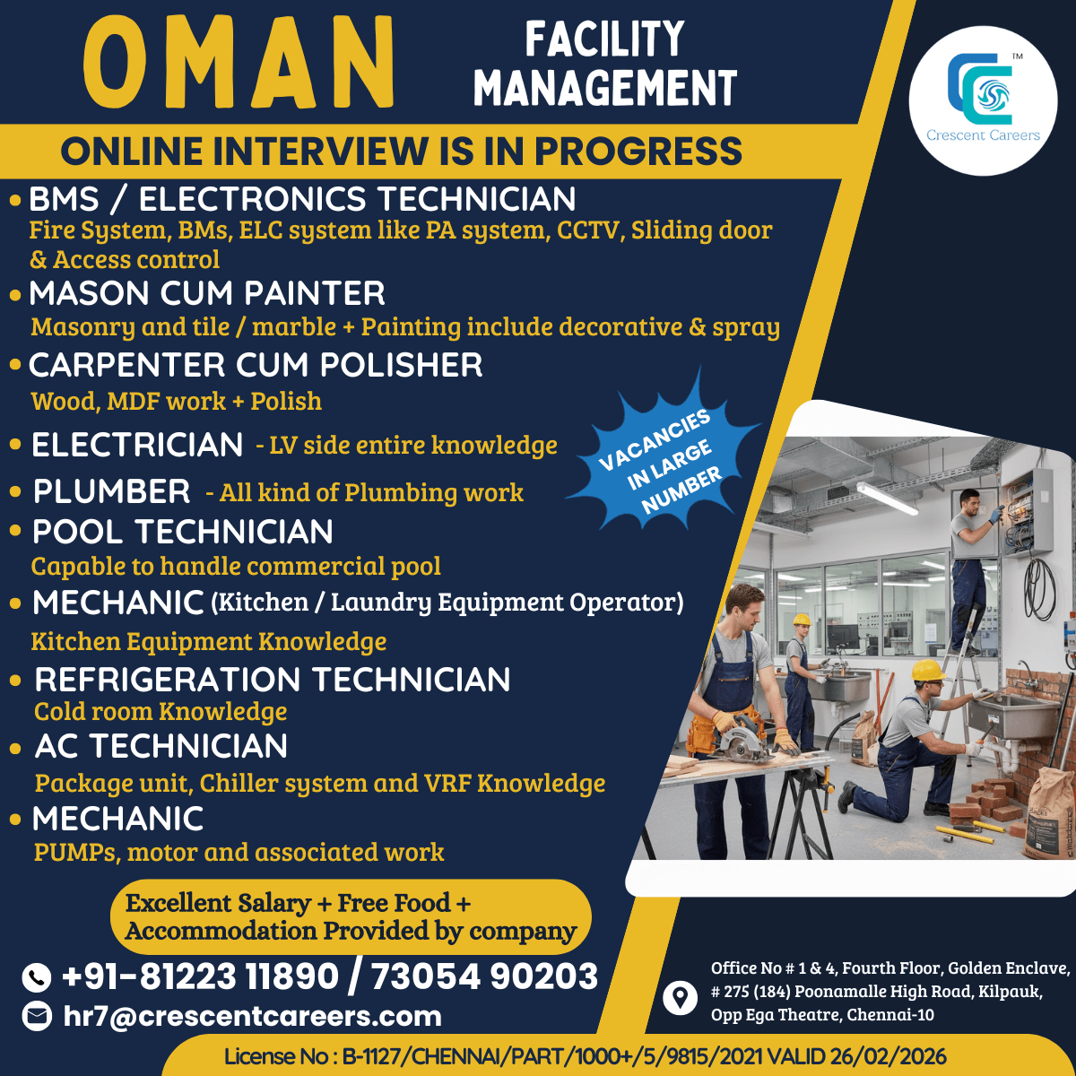 Oman Facility Management Jobs 2025