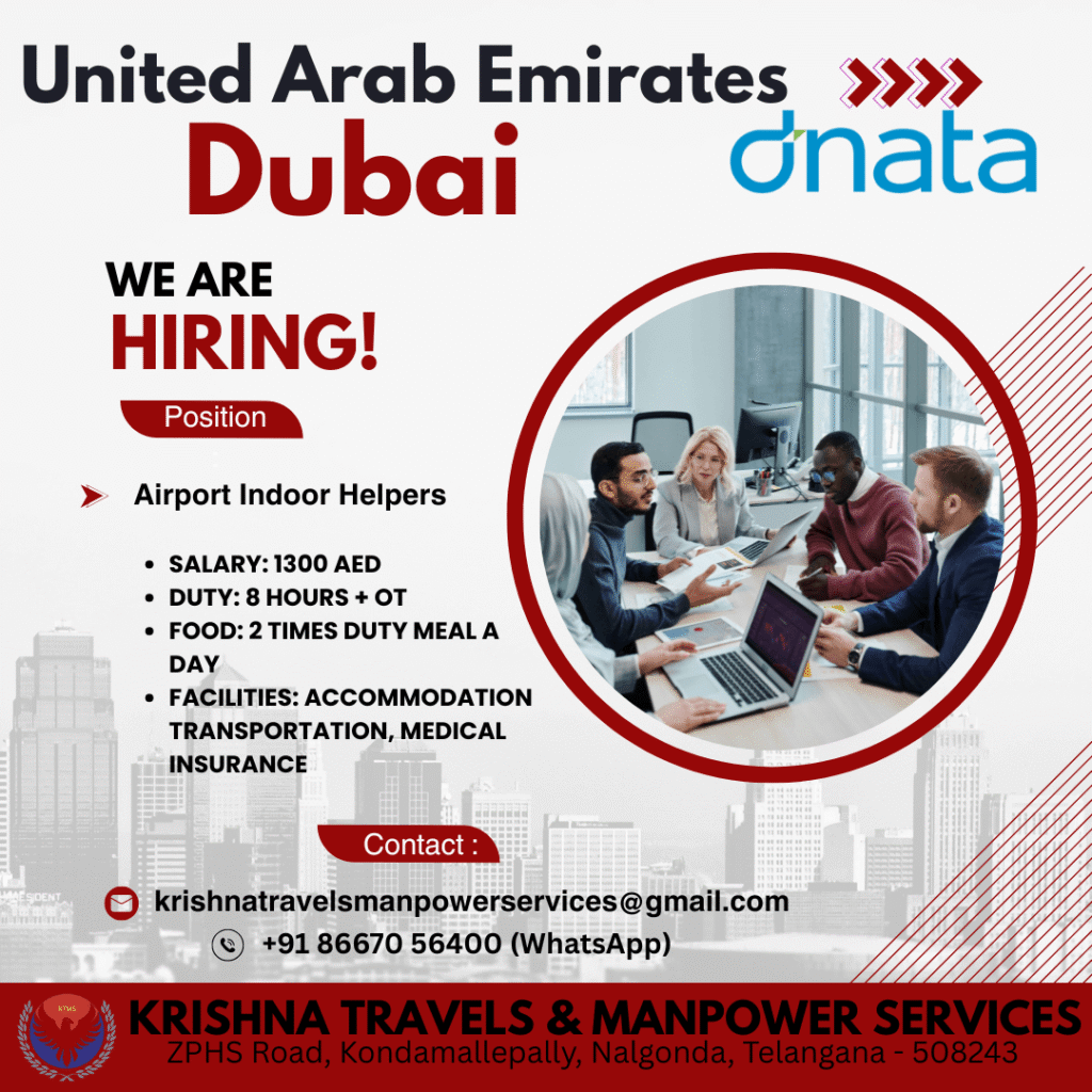 Dubai dnata Jobs 2025 – Recruitment Open for Airport Indoor Helpers