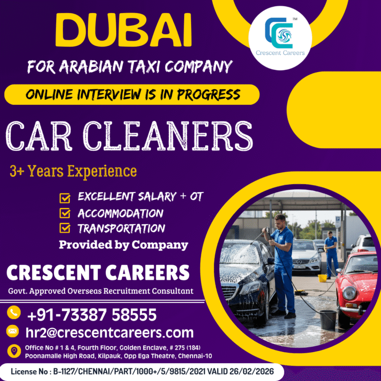 Arabian Taxi Company Recruitment 2025