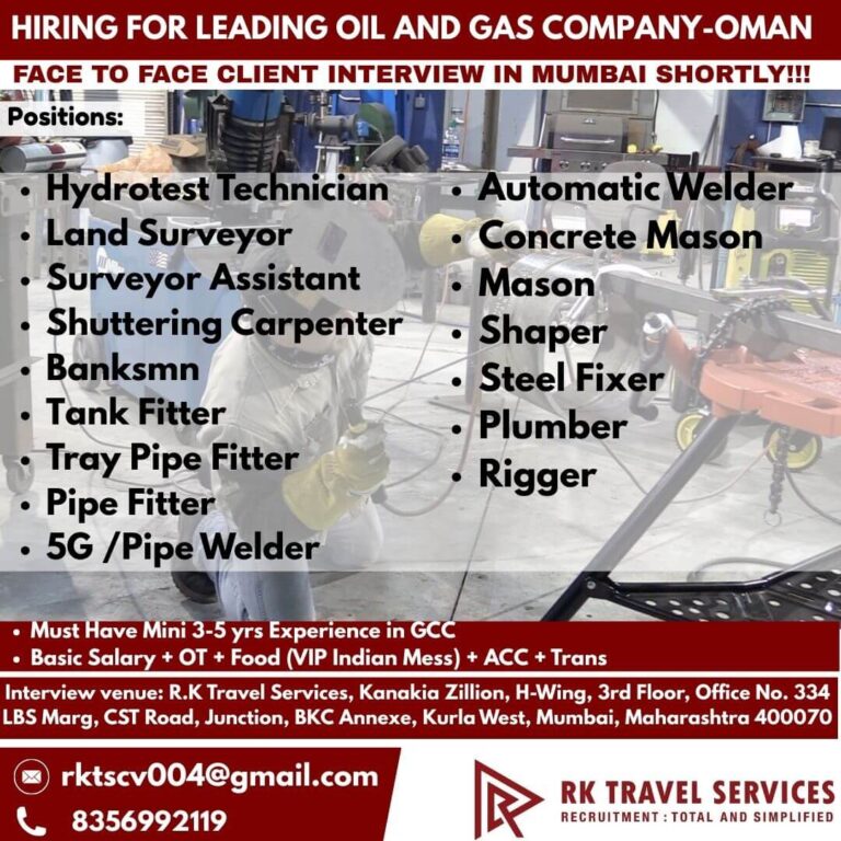 Oman Oil and Gas Jobs 2025