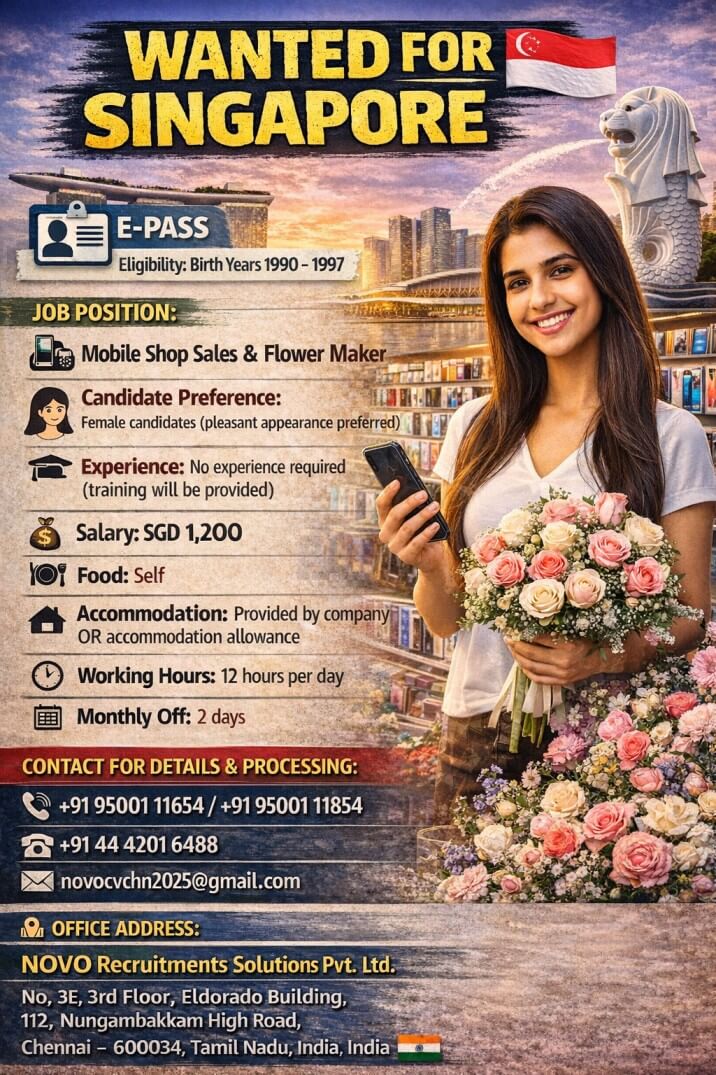 Singapore Mobile Shop Sales Jobs 2026 