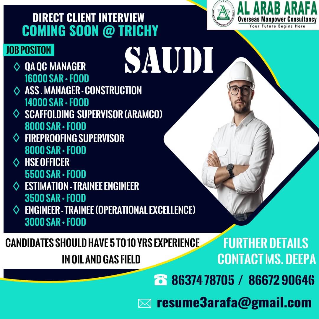 Saudi Arabia Oil and Gas Jobs 2026