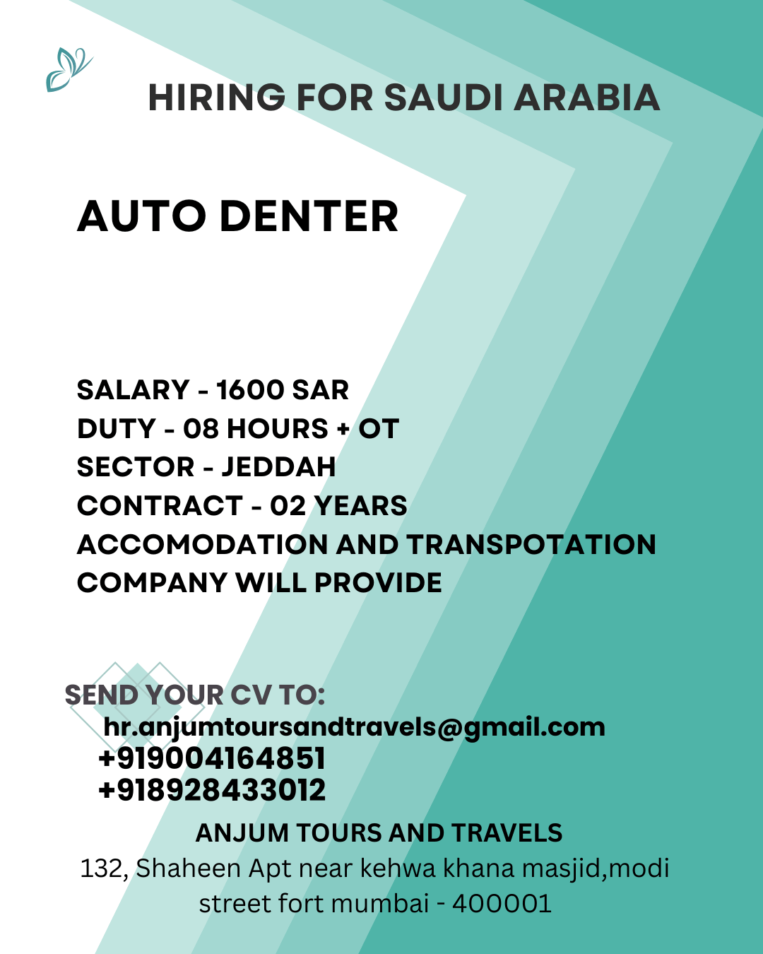 Auto Denter Jobs in Saudi Arabia 2026 