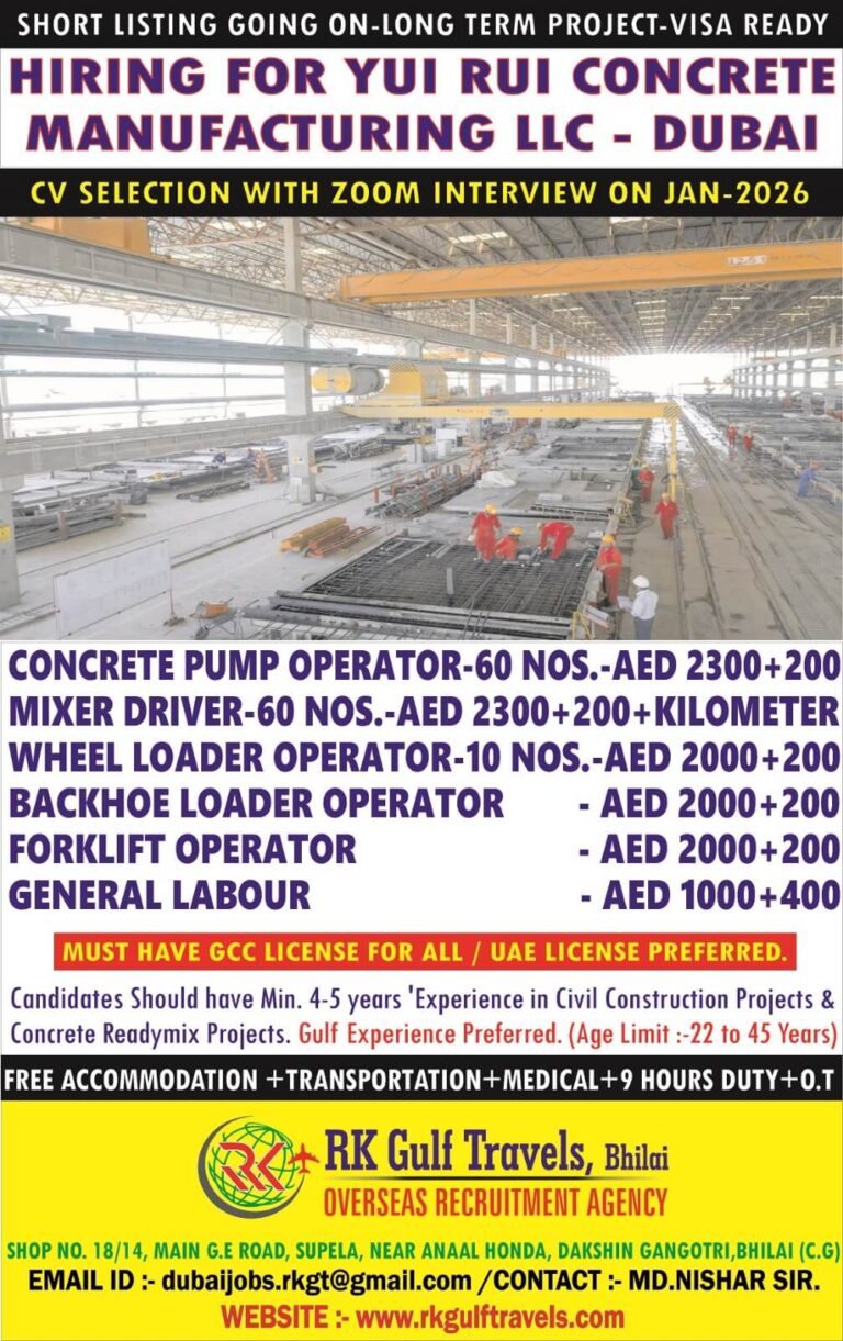 Job Opportunities in Dubai 