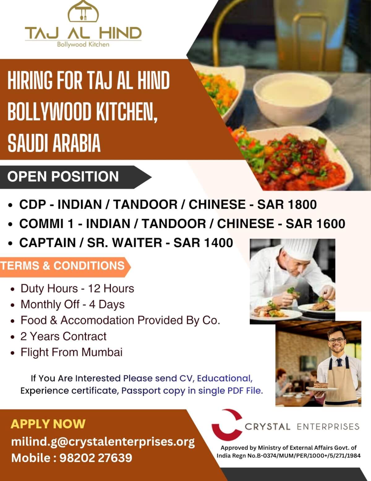 Saudi Arabia Restaurant Jobs 2026