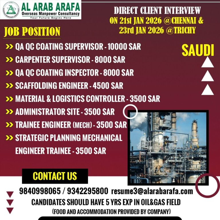 Saudi Oil and Gas Jobs 2026