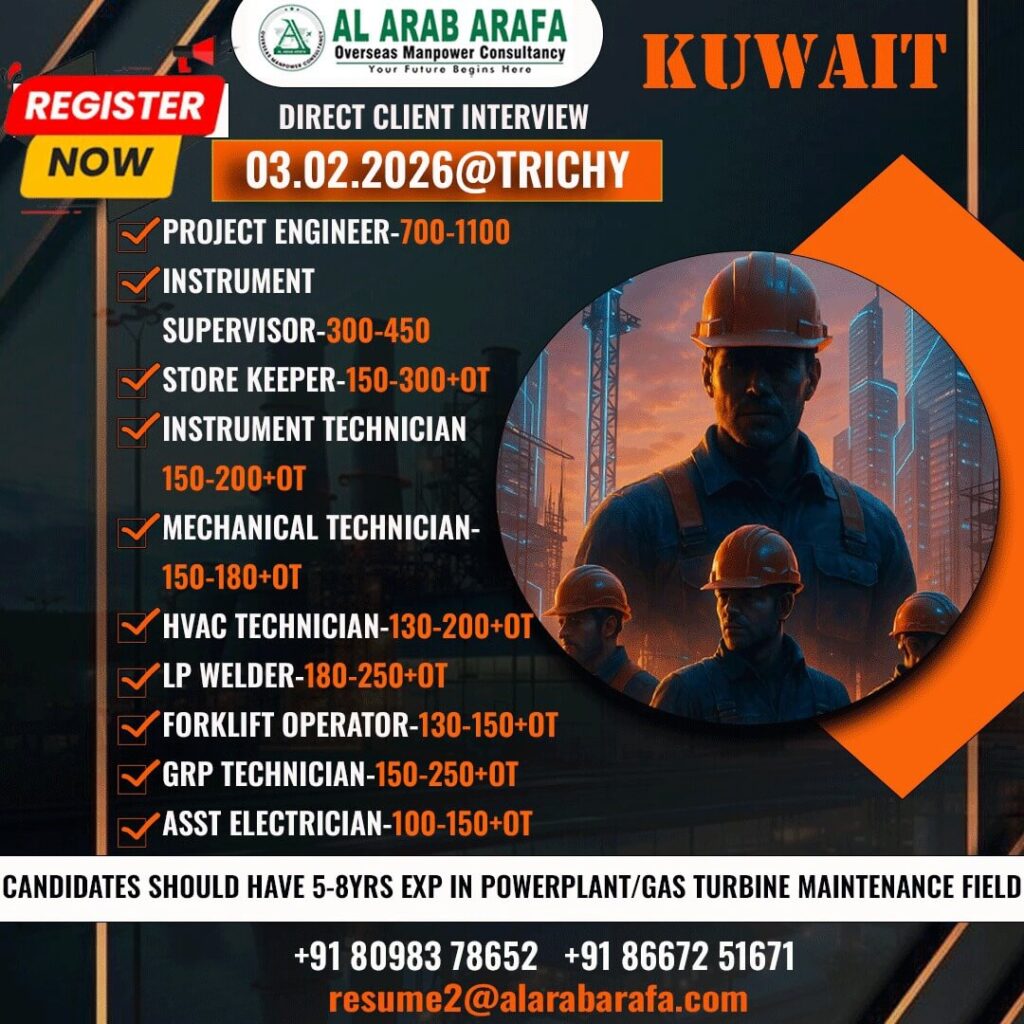 Kuwait Power Plant Jobs 2026 1 Kuwait Power Plant Jobs 2026