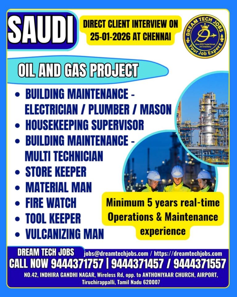 Saudi Oil and Gas Project Jobs 2026