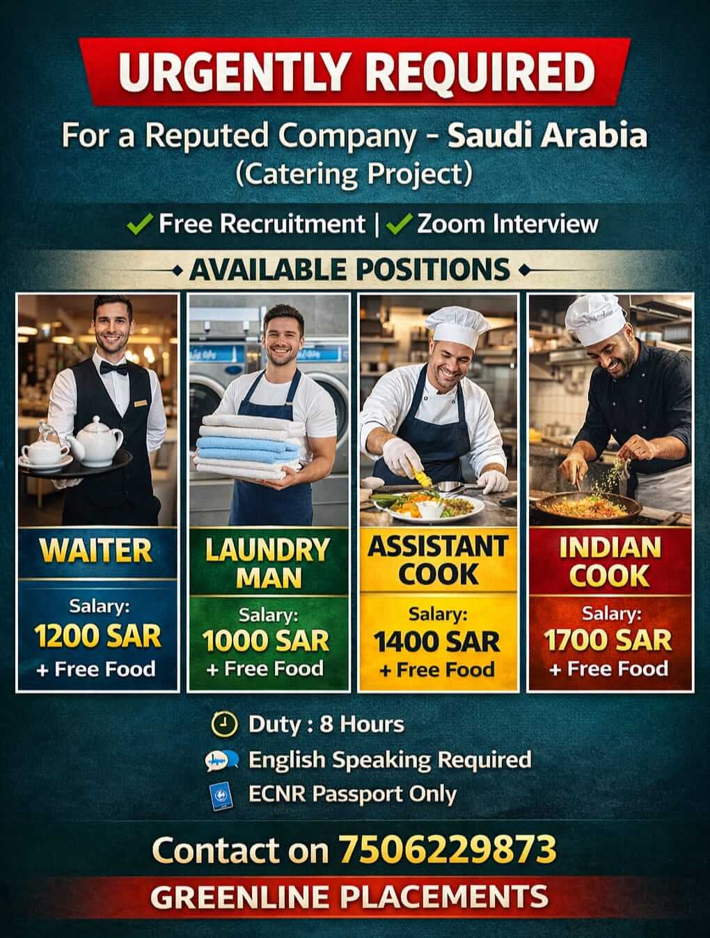 Saudi Catering Company Jobs 2026