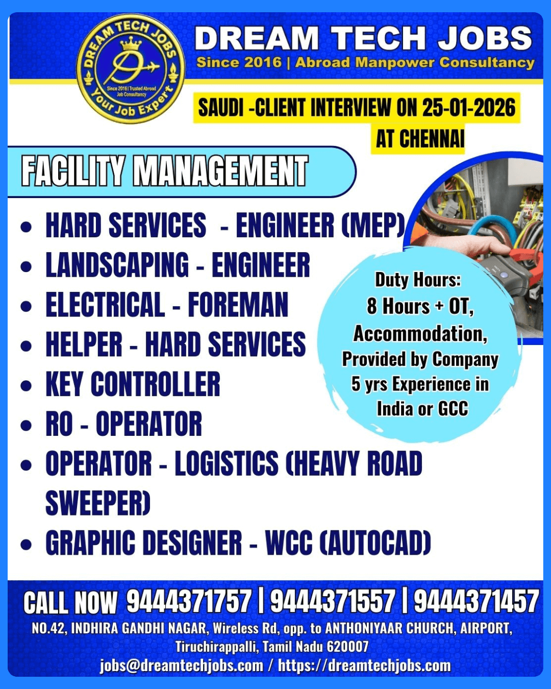 Saudi Facility Management Jobs 2026 