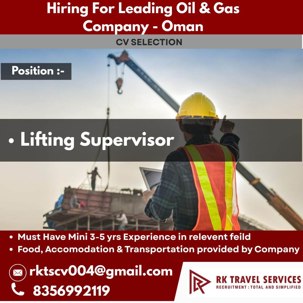 Oman Oil & Gas Lifting Supervisor Jobs