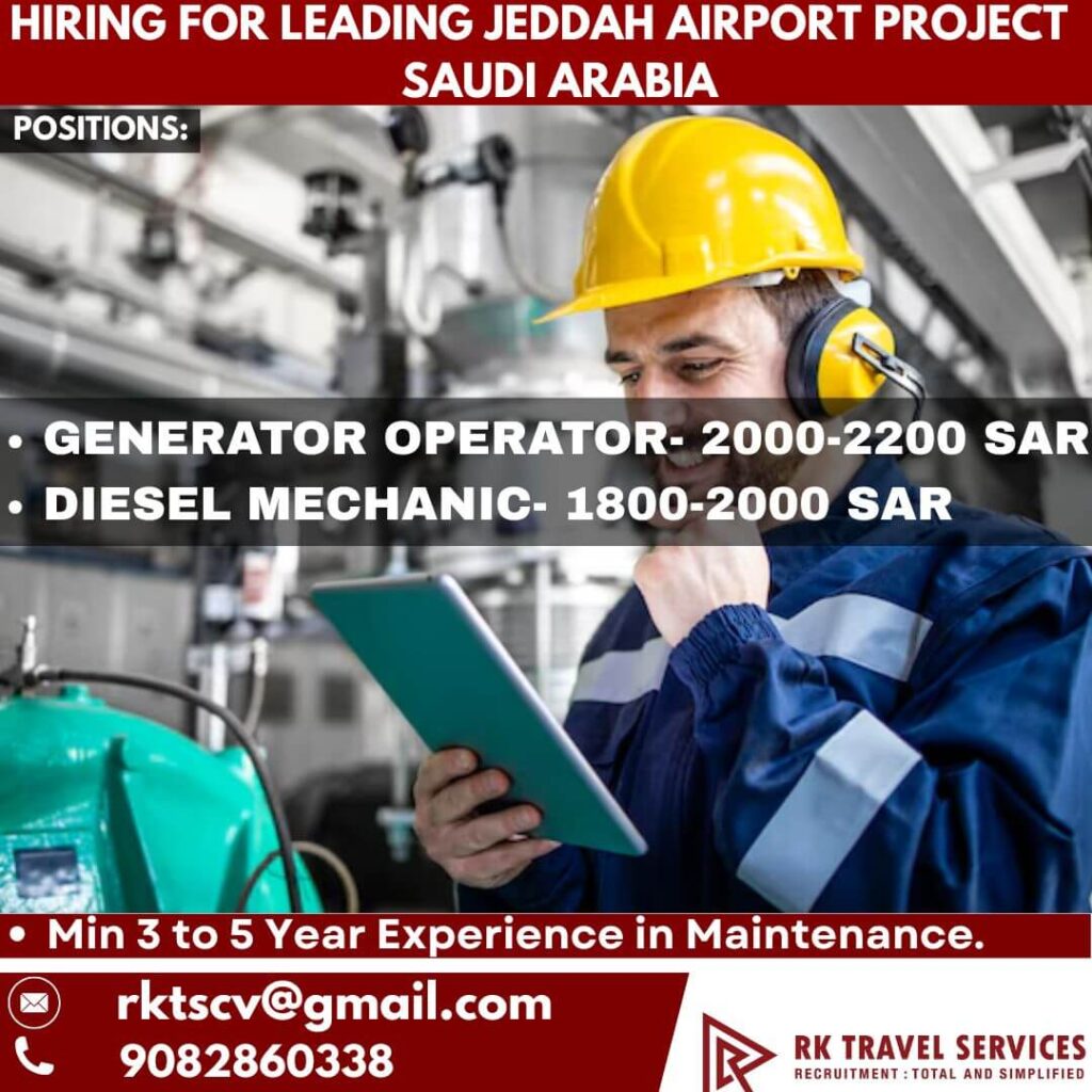 Jeddah Airport Jobs Saudi Arabia 2026