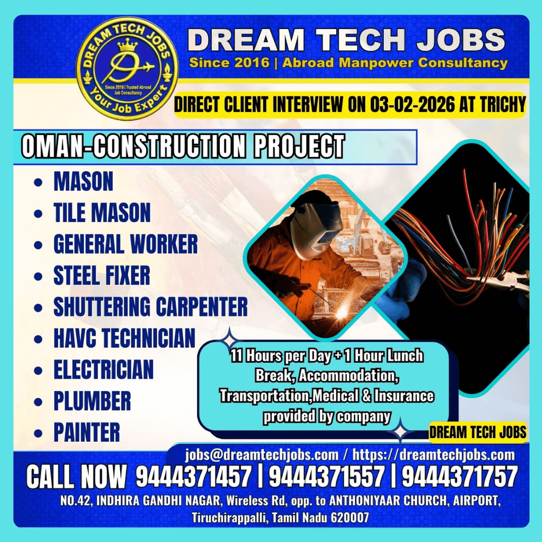 Oman Construction Jobs 2026 