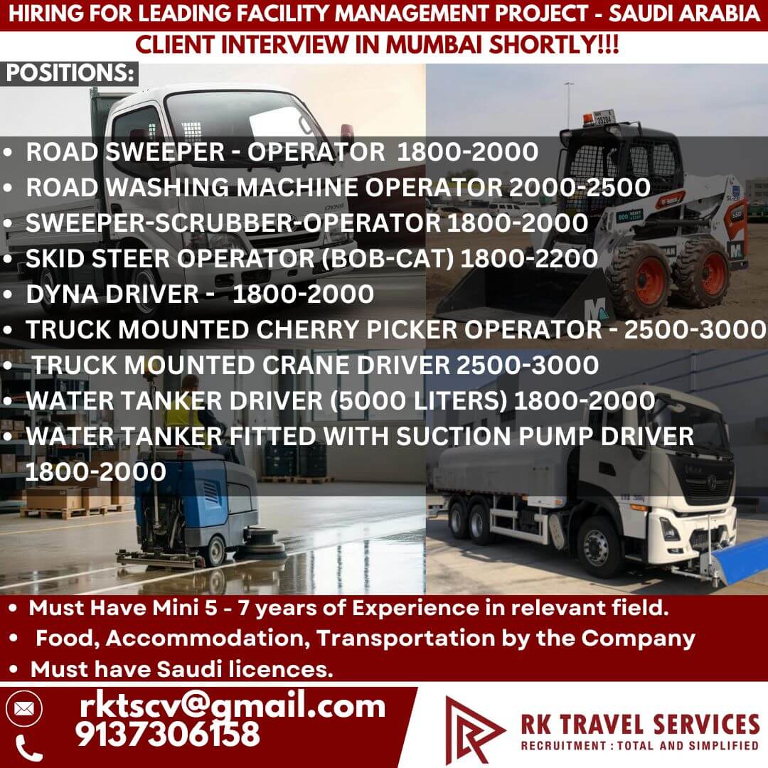 Saudi Arabia Facility Management Jobs 2026