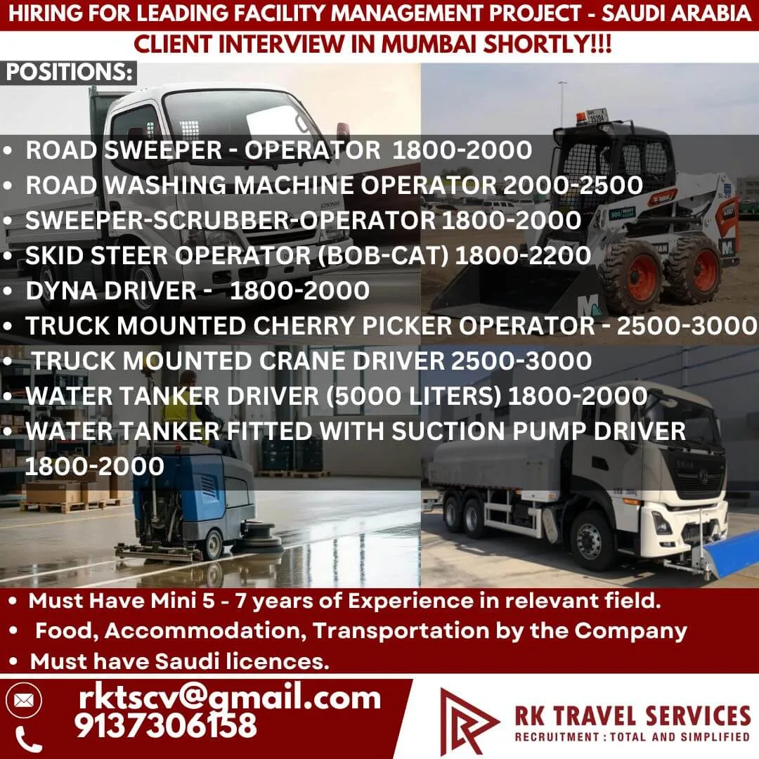 Saudi Arabia Facility Management Jobs 2026