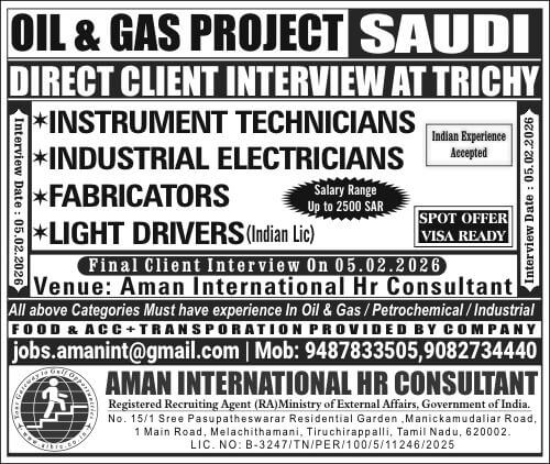 Saudi Oil & Gas Project Jobs 2026