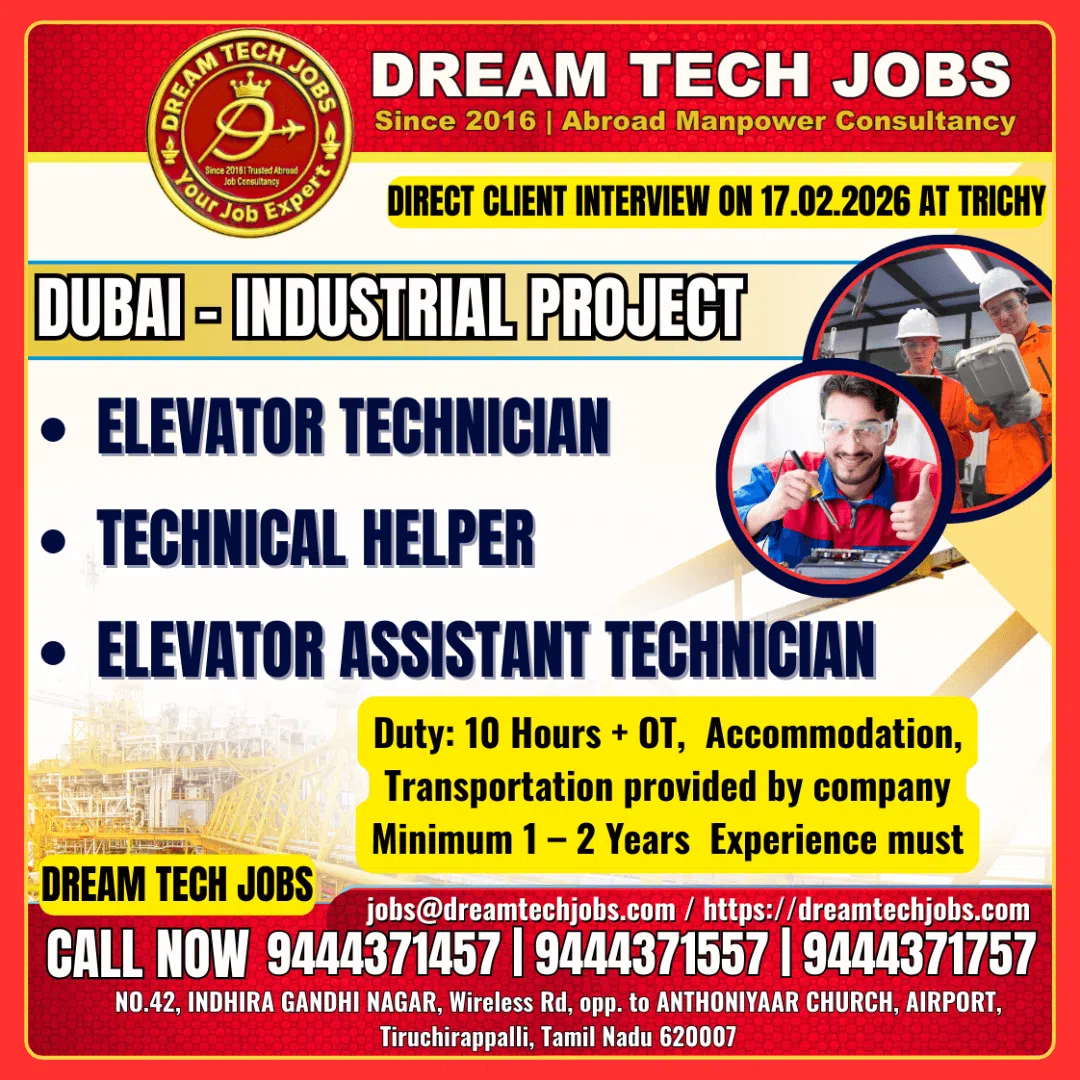 Dubai Industrial Project Jobs