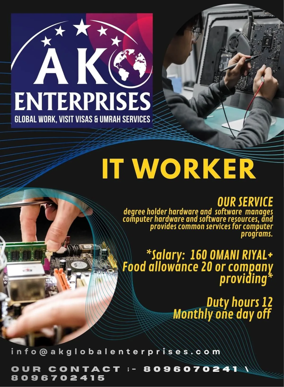 IT Worker Jobs in Oman 2026 – Latest Gulf IT Job Opportunity