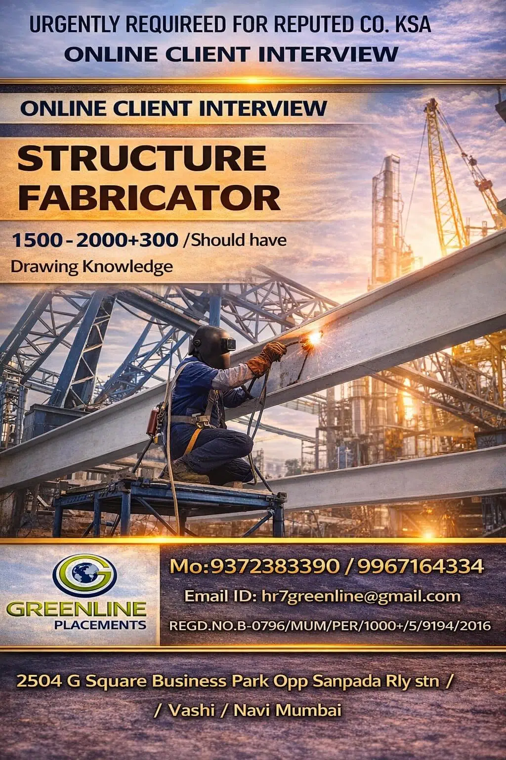 Structure Fabricator Jobs in Saudi Arabia