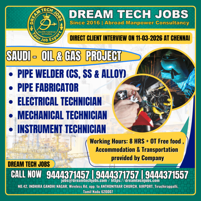 Saudi Oil & Gas Project Jobs 2026