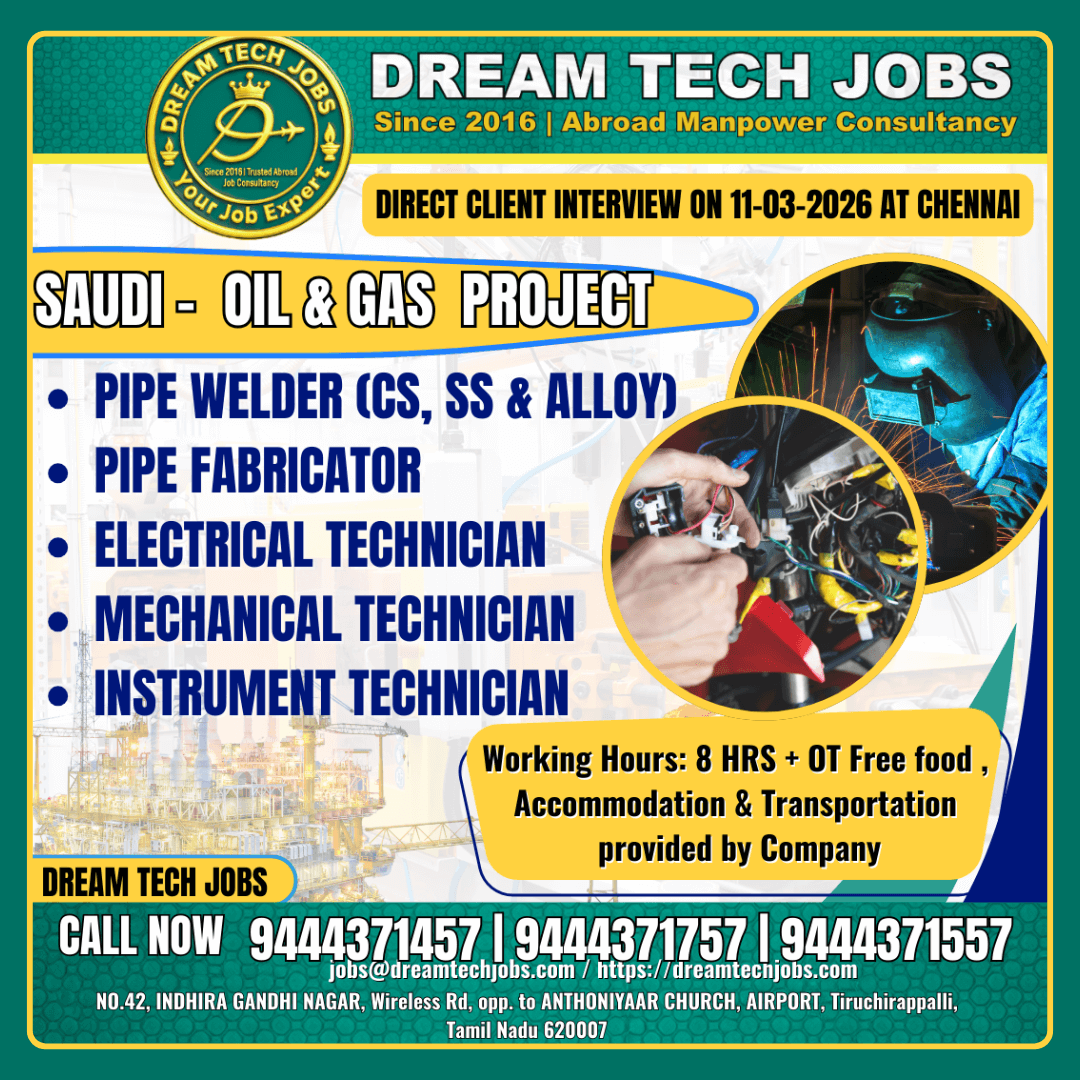 Saudi Oil & Gas Project Jobs 2026