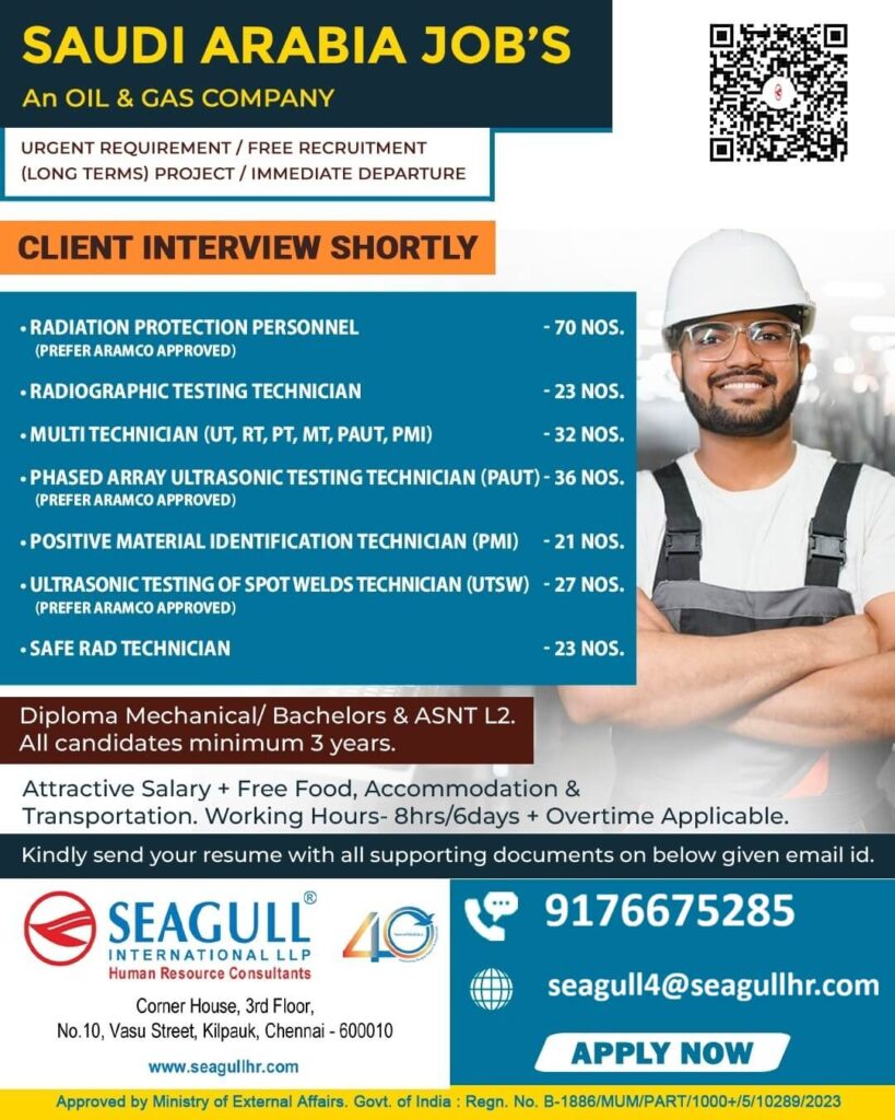 Saudi Arabia Oil and Gas Jobs 2026