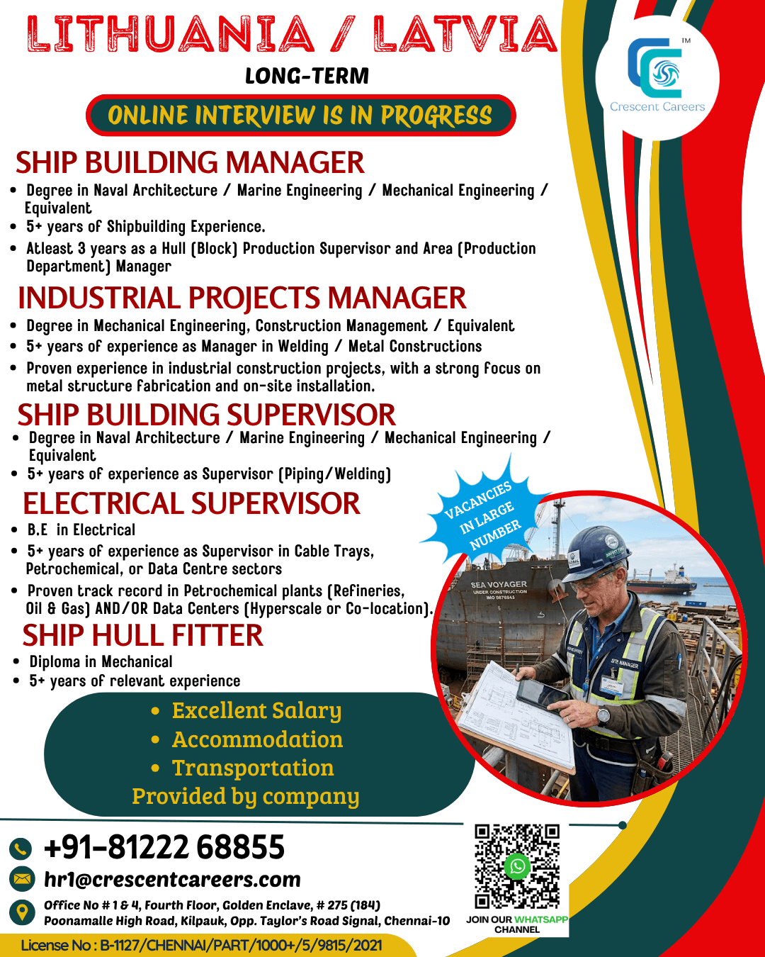 Lithuania Latvia Shipbuilding Jobs 2026